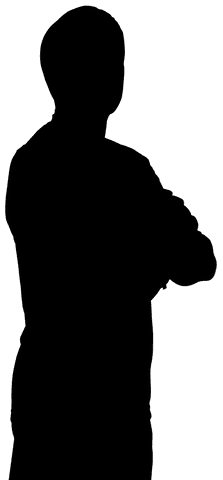 man silhouette vector on transparent background - Download Free Stock Videos Pikwizard.com