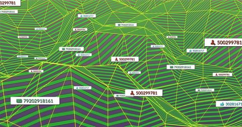 Abstract Digital Network Interface with Media Icons - Download Free Stock Images Pikwizard.com