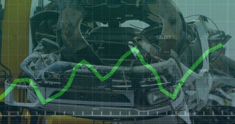 Concept of Data Analysis in Recycling Industry Insights