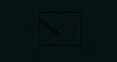 Glowing Neon Envelope Digital Icon on Dark Background - Download Free Stock Images Pikwizard.com