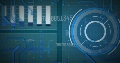 Global Digital Interface with Circuitry and Scan Elements - Download Free Stock Images Pikwizard.com