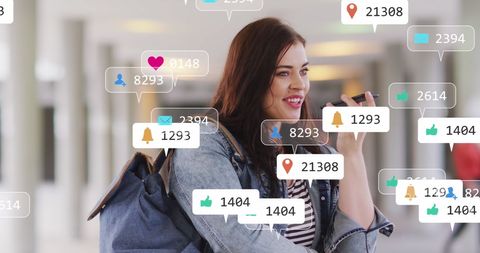 Social Media Engagement with Mobile Phone User