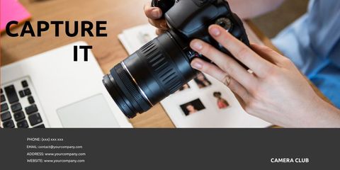 DSLR Camera Demonstrated in Artistic Photography Workshop Promotion - Download Free Stock Templates Pikwizard.com