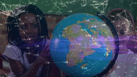 Diverse Schoolgirls Exploring Global Connectivity and Networks