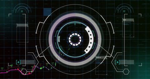 High-Tech Digital Interface with Data and Speed Metres - Download Free Stock Images Pikwizard.com