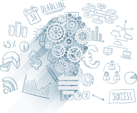 Creative Business Illustration with Icons on Transparent Background - Download Free Stock Videos Pikwizard.com