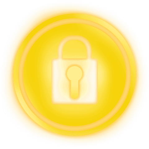 transparent yellow padlock icon representing security and privacy - Download Free Stock Videos Pikwizard.com