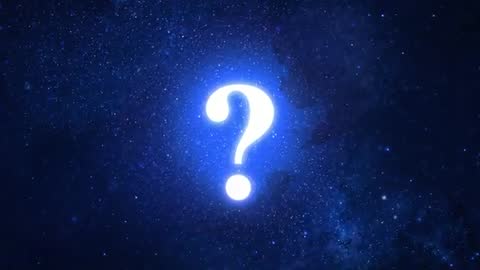 Cosmic Inquiry Symbol Illuminates Vast Starry Space