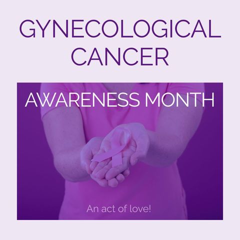 Gynecological Cancer Awareness with Pink Ribbon on Hands - Download Free Stock Templates Pikwizard.com
