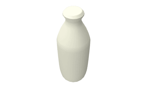 High-Angle View of Transparent Plastic Bottle on White Background - Download Free Stock Videos Pikwizard.com