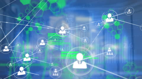 Animated Network and Data Visualization Technology