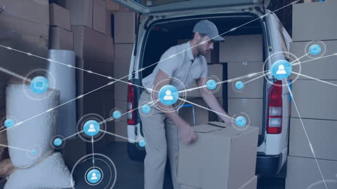 Logistics Professional Managing Global Shipping and Connections