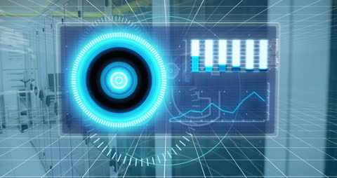 Futuristic Digital Interface with Data Analytics and 5G Technology