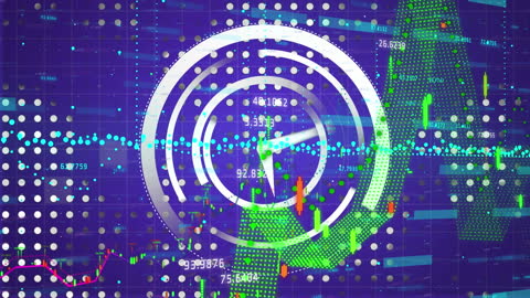 Innovative Digital Interface With Graphs and Clock Elements