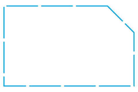 transparent geometric hexagon dotted line shape in blue - Download Free Stock Videos Pikwizard.com
