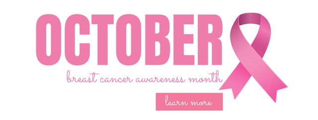 October Breast Cancer Awareness Ribbon - Download Free Stock Templates Pikwizard.com