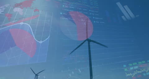 Renewable Energy Future with Financial Insights and Wind Turbines