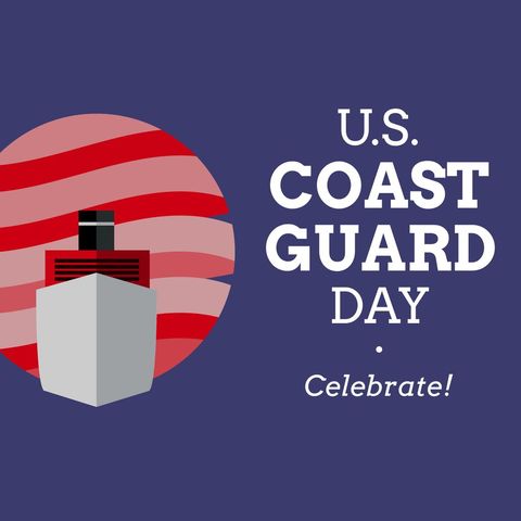 u.s. coast guard day celebration poster - Download Free Stock Templates Pikwizard.com