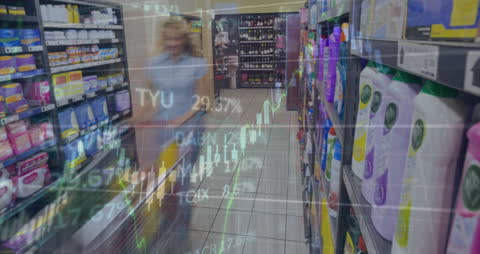Grocery Shopping Experience with Data Analytics Overlay