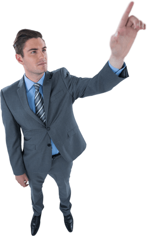 transparent businessman using virtual interface - Download Free Stock Videos Pikwizard.com