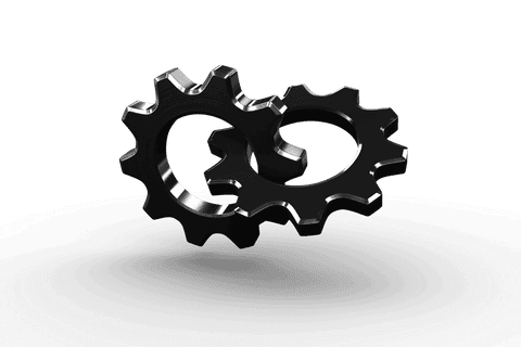 black cogs illustration on transparent background for industrial designs - Download Free Stock Videos Pikwizard.com