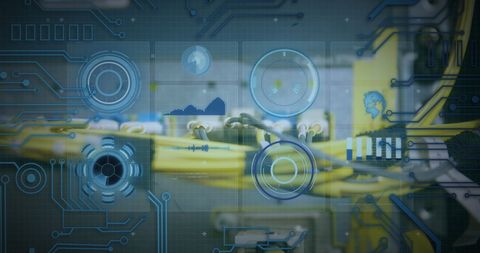 Futuristic Technology Interface with Processed Data - Download Free Stock Images Pikwizard.com
