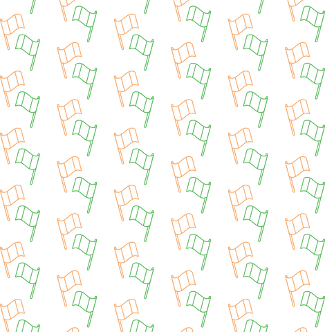 seamless green orange flag pattern on transparent background - Download Free Stock Videos Pikwizard.com