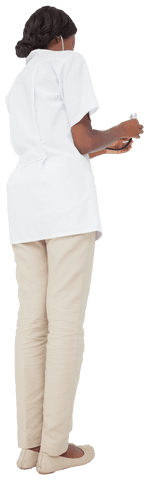 Transparent Background Young Nurse Using Stethoscope - Download Free Stock Videos Pikwizard.com