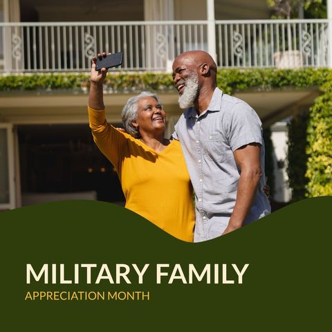 military family appreciation: joyful senior couple posing outdoors - Download Free Stock Templates Pikwizard.com