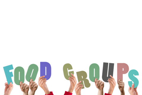 diverse hands holding colorful letters spelling out food groups - Download Free Stock Videos Pikwizard.com