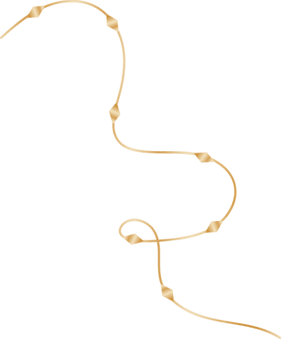 slender gold ribbon with diamond nodes on transparent background - Download Free Stock Videos Pikwizard.com