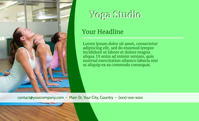 Women practicing yoga together on mats. Suitable for promoting wellness retreats, yoga workshops, and fitness programs. Ideal for use in websites, brochures, or flyers focused on health, fitness, and relaxation.