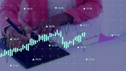 Analyzing Digital Data on Tablet for Financial Insights