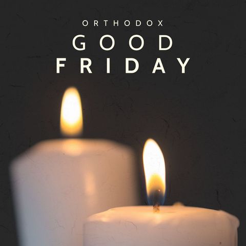 orthodox good friday candles on dark background - Download Free Stock Templates Pikwizard.com
