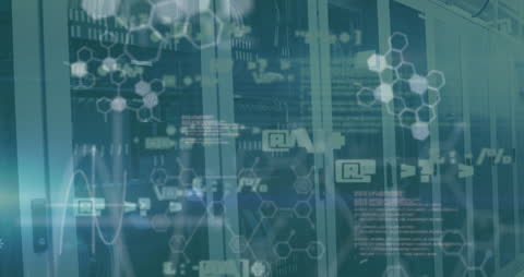 Digital Data Processing with Virtual Elements Overlay on Servers