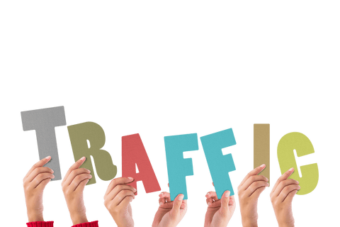 Hands Holding Traffic Text on Transparent Background Illustration - Download Free Stock Videos Pikwizard.com