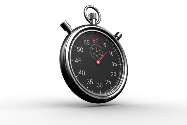 High Precision Stopwatch on Transparent Dark Background - Download Free Stock Videos Pikwizard.com