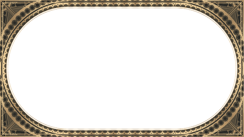 transparent gold art deco frame with geometric patterns - Download Free Stock Videos Pikwizard.com