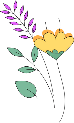 minimalist floral bouquet transparent design - Download Free Stock Videos Pikwizard.com