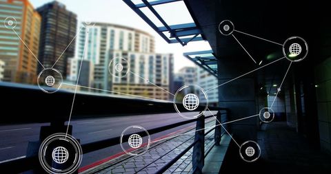 Global Digital Connections with Street Network Interface