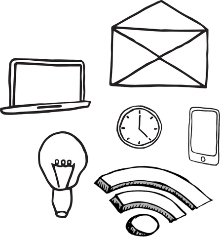 Digital Icons on Transparent Background for Social Media - Download Free Stock Videos Pikwizard.com