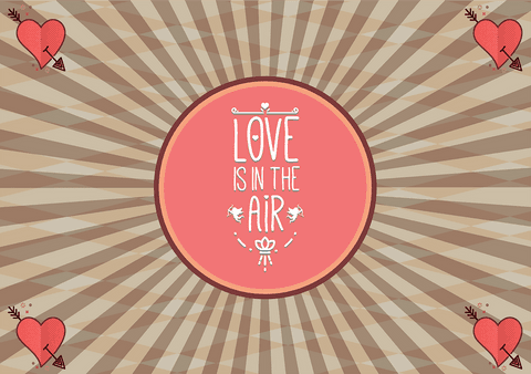 Love is in the Air Digital Design with Hearts in Transparent Background - Download Free Stock Videos Pikwizard.com
