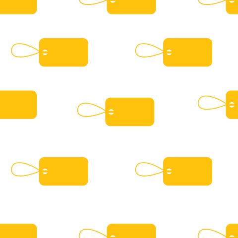 Seamless Yellow Labels Pattern on Transparent Background - Download Free Stock Videos Pikwizard.com