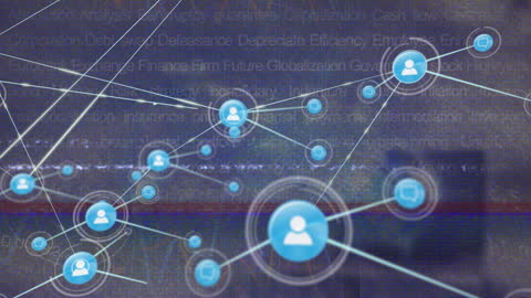 Digital Network Data Connections Concept