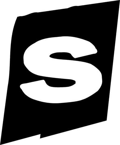 stylized letter s on skewed black background, transparent design - Download Free Stock Videos Pikwizard.com