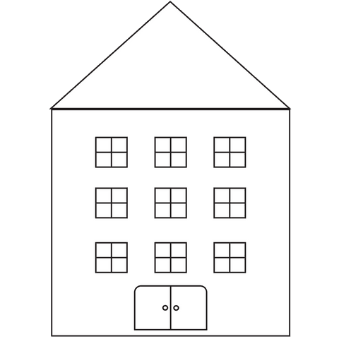 vector white building elevation on transparent background - Download Free Stock Videos Pikwizard.com