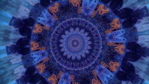 Dynamic Mandala Pattern Vortex in Vivid Abstractions
