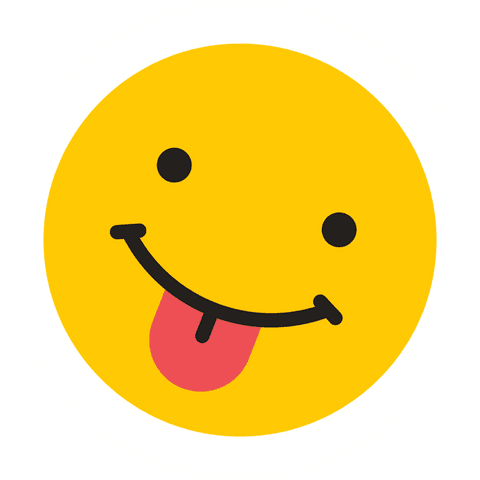 cheerful smiley face with tongue out on transparent background - Download Free Stock Videos Pikwizard.com