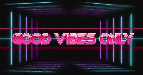 neon sign for positivity in futuristic tunnel - Download Free Stock Images Pikwizard.com