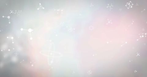 Abstract Scientific Molecules on Pastel Gradient Background - Download Free Stock Images Pikwizard.com
